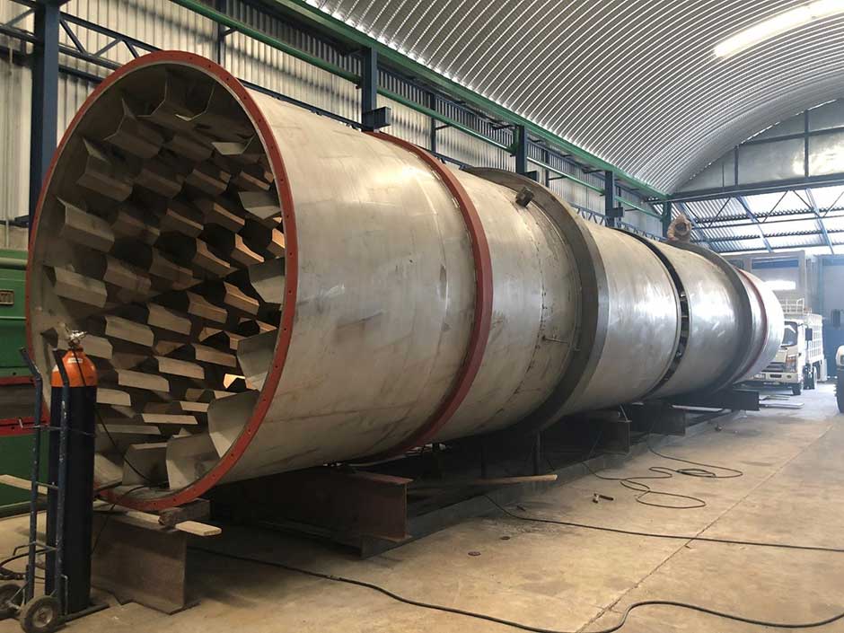 Fabricación de Secadoras para Azúcar MySISA